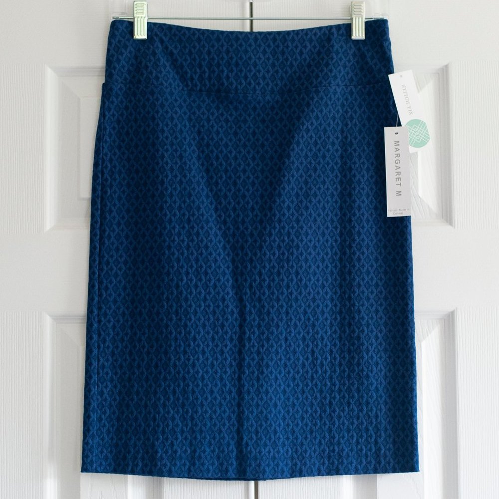NWT Blue Margaret M Skirt